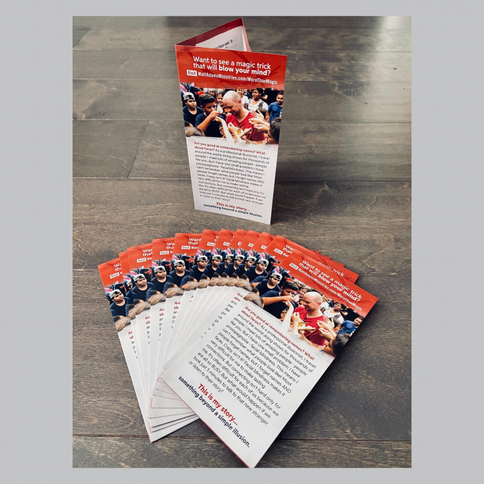 Gospel Tract (100 count) & Interactive Online Illusion