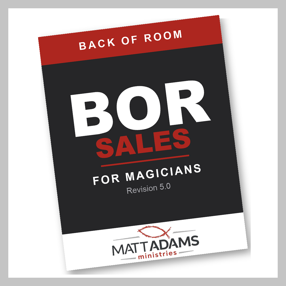 Back Of Room (BOR) Sales for Magicians!